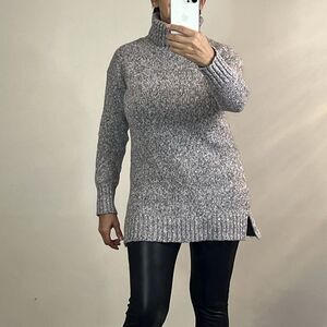 Eddie Bauer Women's Pullover  Sz XS Gray Soft Light Cotton Blend Career Outdoors